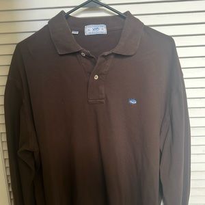 Dark Brown Southern Tide Polo XL